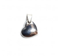 PE000074 Genuine Sterling Silver Pendant Charm Heart Solid Hallmarked 925 Handmade